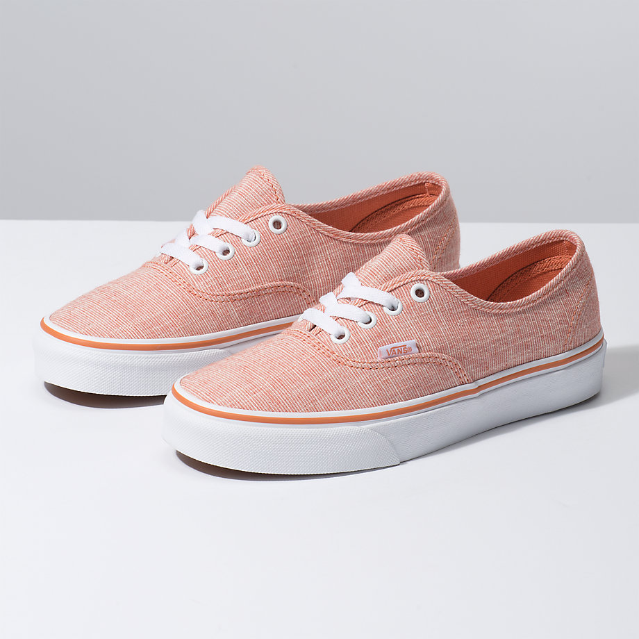 Vans Bayan Spor Ayakkabı Chambray Authentic Beyaz | 61272-598